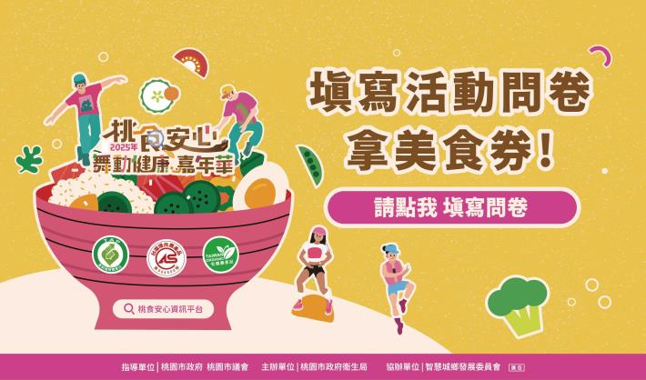 填寫活動問卷拿美食卷